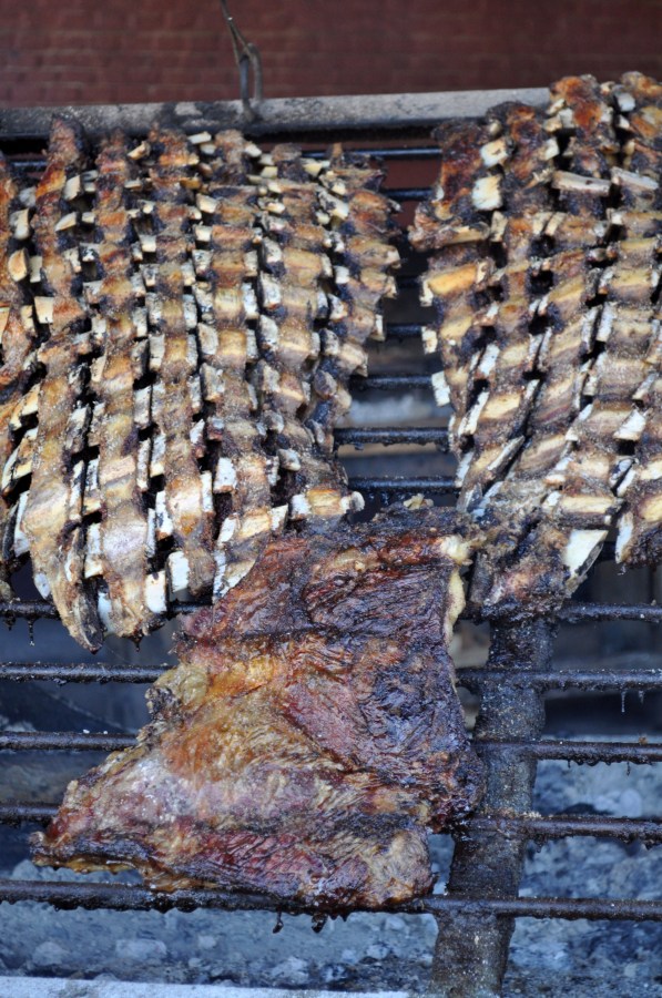 Roasted, Rotisserie, Grill, Typical Food, Tradition, Countryside, Meat, Ribs, Ribs, Embers, Cooked, Hot, Fat, Argentinian, Argentine, Beef
