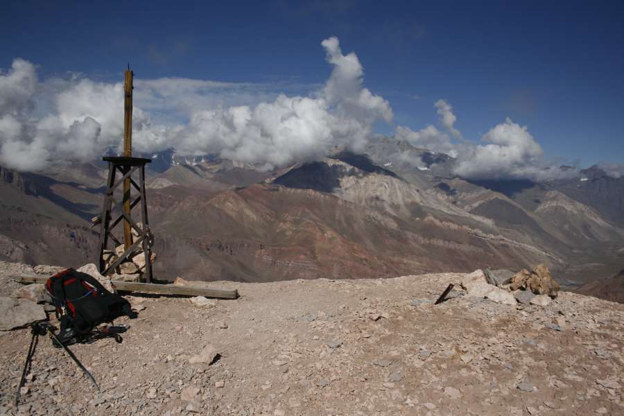 mountain, mendoza, argentina, landscape, andes, day, sky, mountain top,