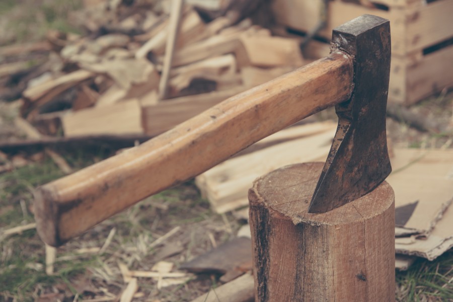 ax, tool, garden, wood, cut, work, lumberjack, close-up, exterior, logging, felling, trees, hatchet
