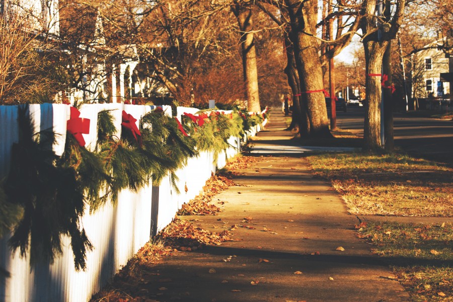 christmas, detail, ornament, decoration, celebration, 2015, celebration, urban, sidewalk, street,