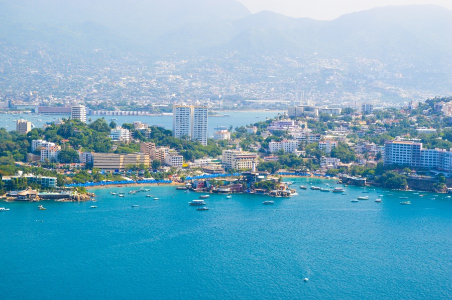 acapulco, mexico, city, day, landscape, america, coast, summer,