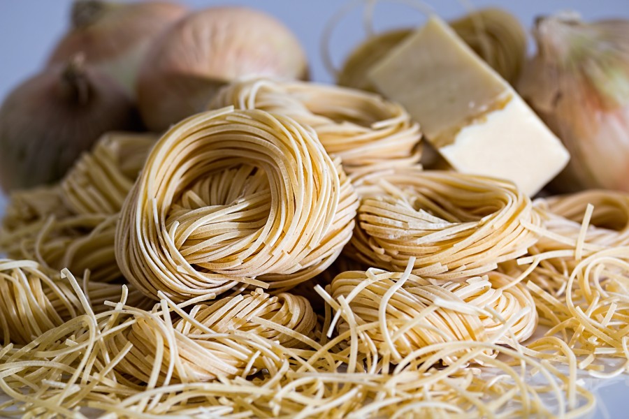noodles, homemade pasta, italian, food, dry, close-up,