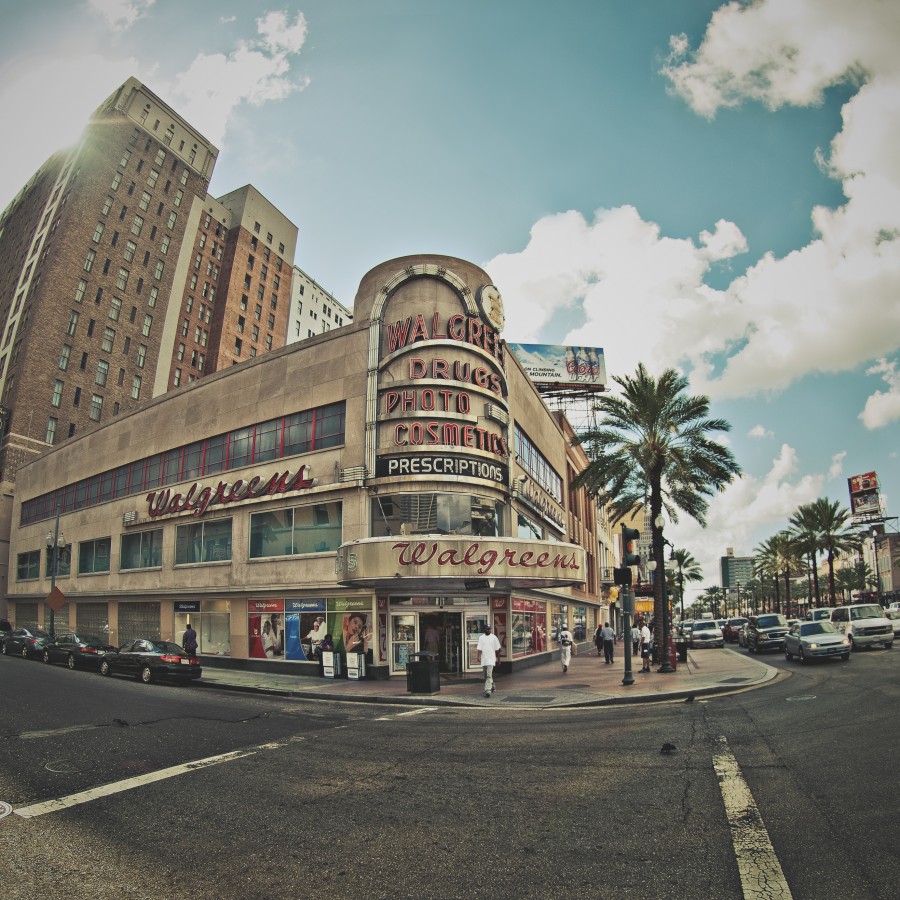 United States, New Orleans, USA, corner, architecture, city, day, summer,