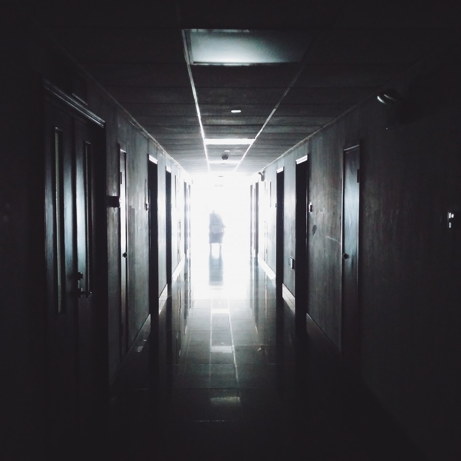 corridor concept, light, religion, dark, end, nobody, destination,