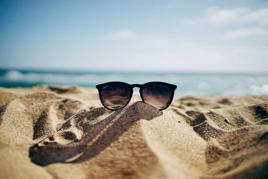 Sunglass, Beach, Ocean, Sky, Sandy, Sea, Wallpaper, Beach Wallpapers, Beach Background, Sparkling, Glass