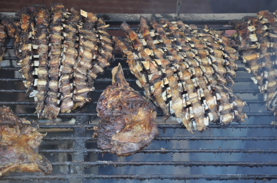 Roasted, Rotisserie, Grill, Typical Food, Tradition, Countryside, Meat, Ribs, Ribs, Embers, Cooked, Hot, Fat, Argentinian, Argentine, Beef
