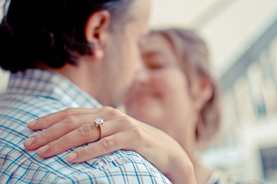 two, people, couple, man, woman, ring, marriage, stone, diamond, beautiful, adult, adults, hug, love, kiss, kiss, blur, concept,