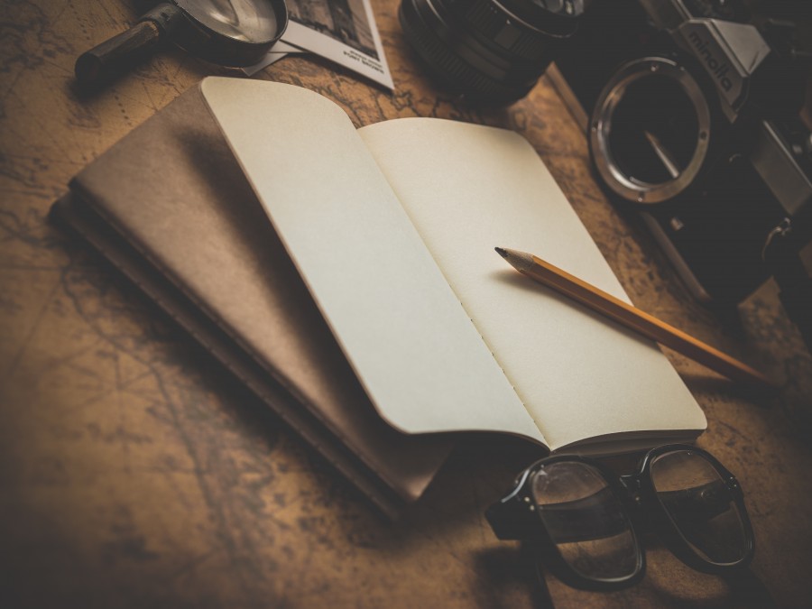 travel, vacations, travel, concept, nobody, composition, photo, travel guides, book, camera, map, nobody, white, pencil, notebook,