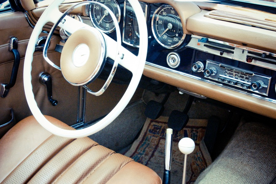 Mercedes Benz, Auto, Car, Old, Brown, 