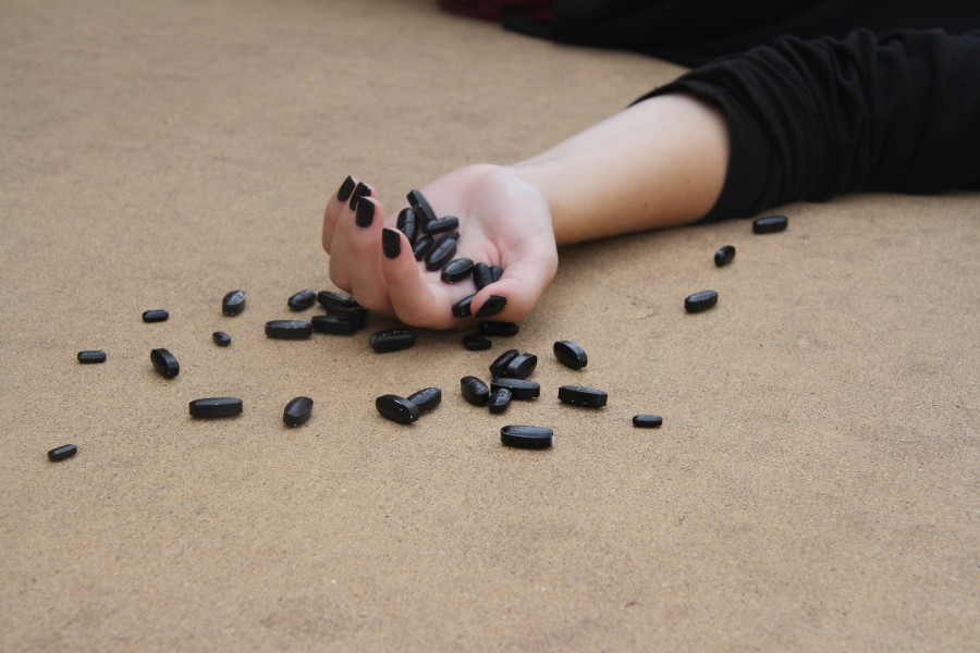 overdose, drug, drugs, addiction, death, black, tablet, tablets, pill, pills, woman, addict, depression, depressive, concept, person, medicine, drugs, illegal,