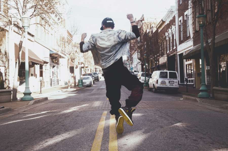 street, young, people, man, person, jump,, urban, active, one, portrait, behind, outdoors, male, sport, handsome, healthy,  background, fun, youth, white, casual, happiness, success, lifestyle, jumping, cool, guy, action, outdoor, cool, music, dancing, dance, 