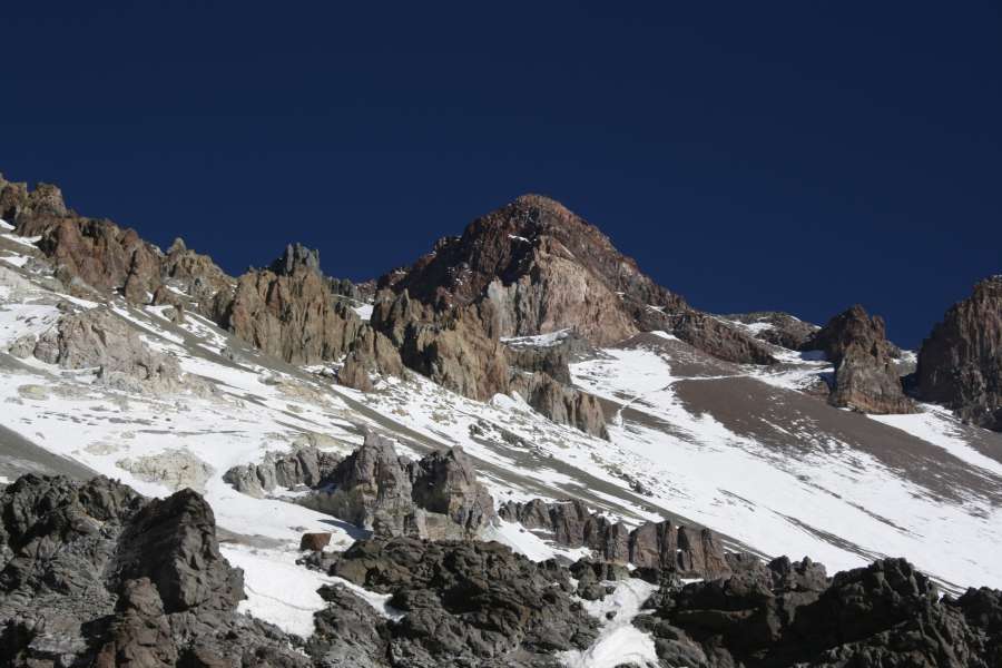 mendoza, argentina, mountain, snow, landscape, snowy, andes, day, nobody, blue sky,