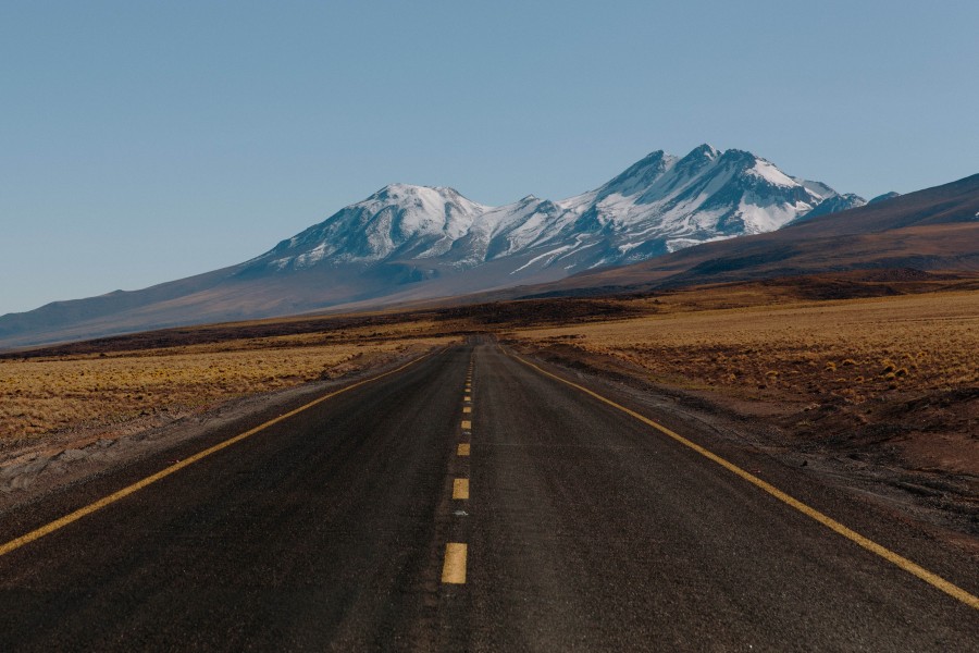 highway, road, mountain, snow, snow, road, nobody, asphalt, landscape, travel, travel,
