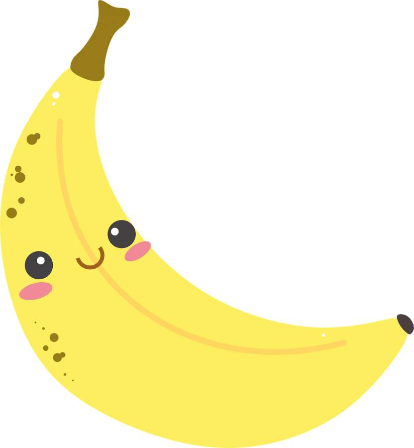 banana, yellow, yellow, fruit, tender, sweet, kawaii wallpapers