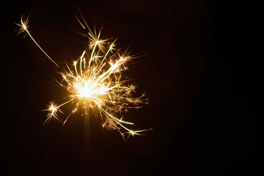celebration, Christmas, festive, magic, light, sparkler, spark, sparkle, celebrate, glowing, flame, firework, fireworks, sparklers, Bengal lights, shine, black background, lit, 