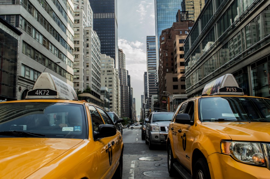 city, street, avenue, city, new york, new york, united states, usa, america, taxi, taxis, yellow, auto, car, truck,