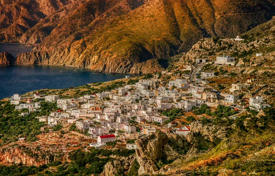 summer,sky,land,cape,sun,sunbeds,travel,view,seascape,tourism,island,greece,mediterranean,resort,relaxation,nature