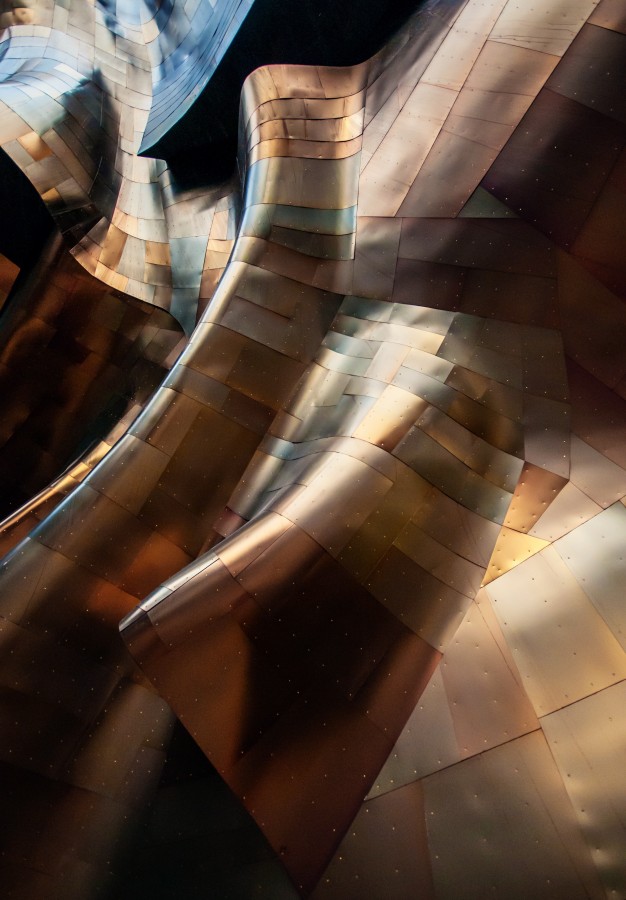 architecture, background, texture, background, Frank Gehry, curve, shape, curvature, Seattle, United States, USA, 