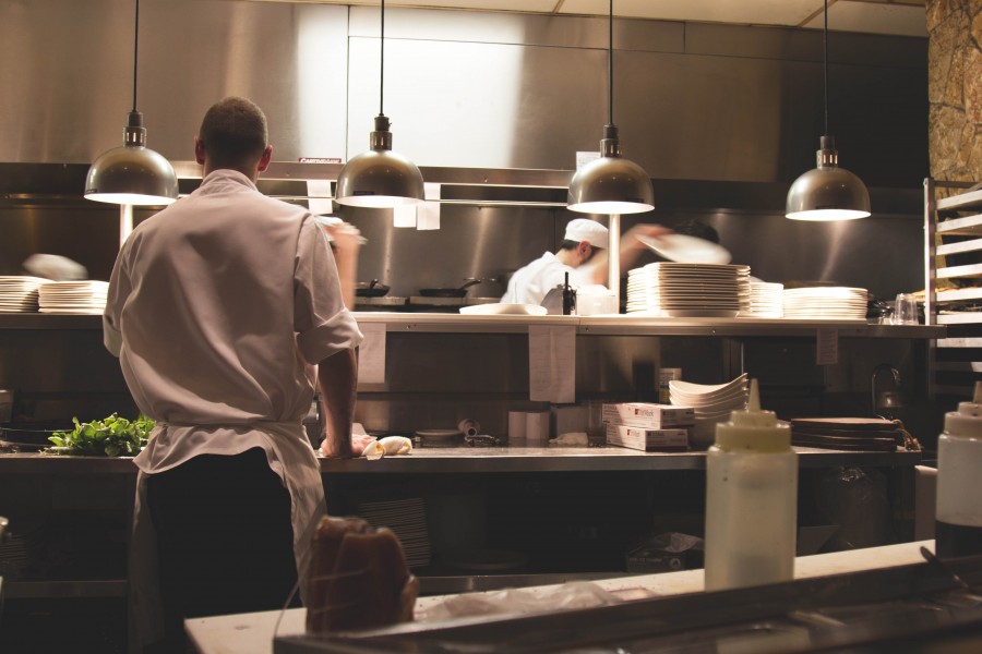 people, man, kitchen, cook, work, profession, restaurant, cooking, care, monitoring, control,