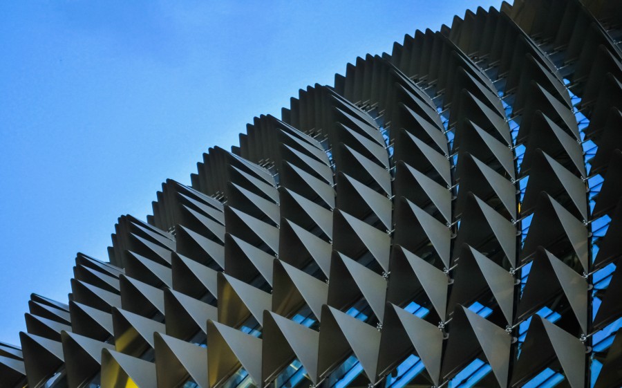 Asia, abstract, abstract, architecture, metal, singapore, structure, suface, texture, 
