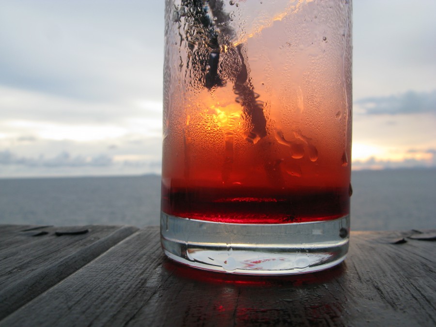 cocktail, drink, drinks, drink, free Cuba, sunset, beach, alcoholic, alcohol, rum, rum, cola,