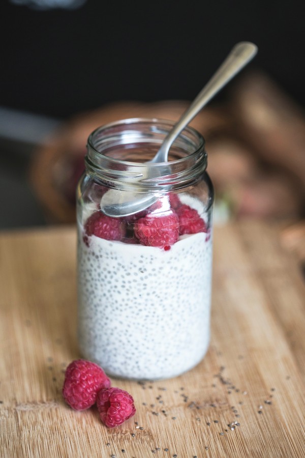 yogurt, strawberries, food, breakfast, spoon, red, black background, bottle, yogur