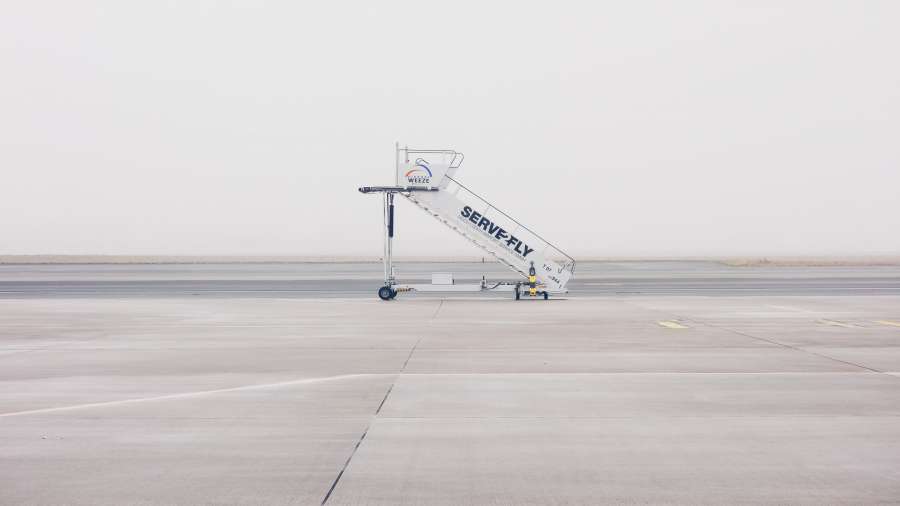 travel, airport, staircase, concept, nobody, airstrip,
