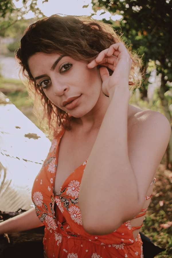 Brazilian, Latin, Woman, Young, Beauty, Model, Outdoors, Staring at Camera, Looking At Camera, Day, Female, 20 years, Brazil, Colorful, Portrait, 