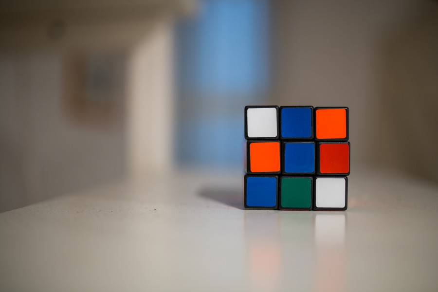 Rubik cube, cube, game, concept, mind, piece, puzzle, square,