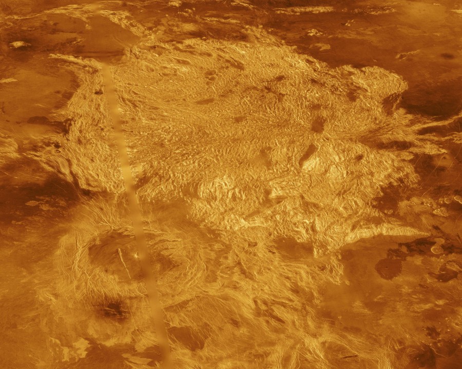 venus, planet, surface, space, solar system,