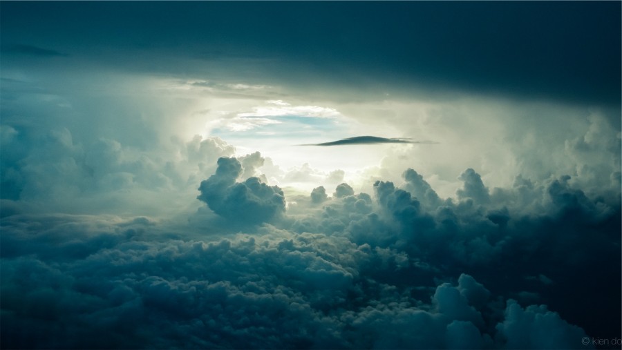 sky, clouds, sunlight, dark, storm, bad time, 
