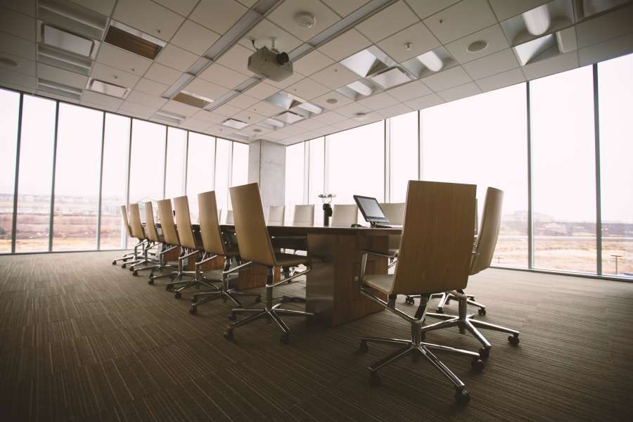 interior, meeting, office, empty, business, table, indoor, nobody, room, work, conference, furniture, desk, contemporary, chair