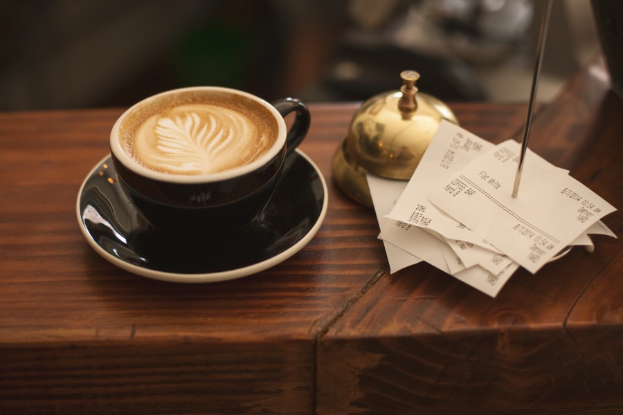 coffee, hotel, coffee, leaf, decoration, drink, hot, breakfast, invoice, Cup, 