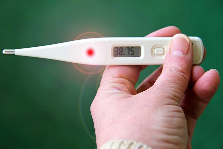 thermometer, medicine, illness, temperature, health, fever, white, medical, care, digital, isolated, healthy, measurement, equipment, instrument, flu
