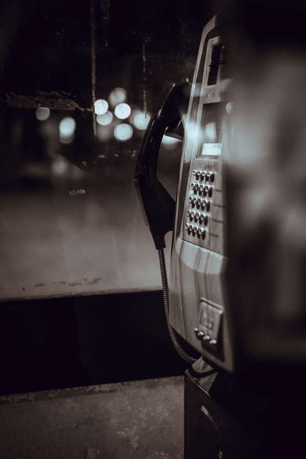 telephone, public, exterior, night, old, vintage, communication,
