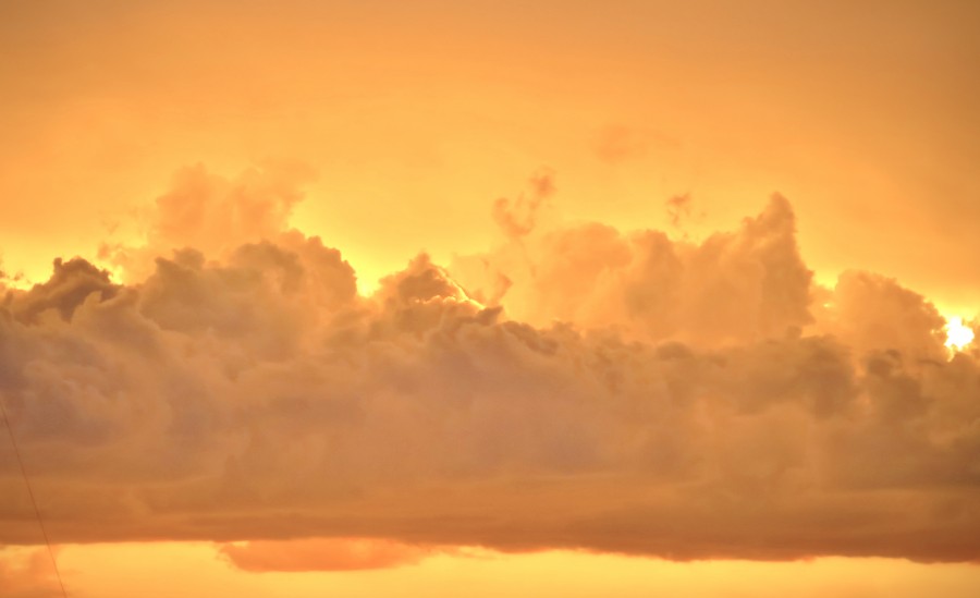 cloud, clouds, storm, sunset, red, orange, nature, close-up, nobody, cloudy,