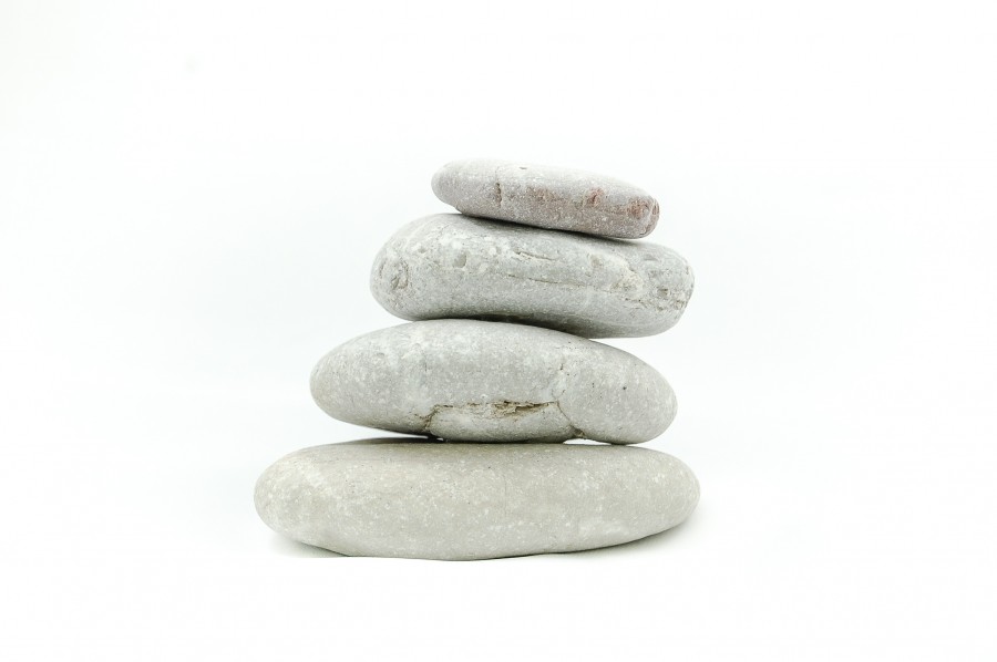 rock, rocks, stone, stones, stack, balance, zen, serenity, white background, concept, 