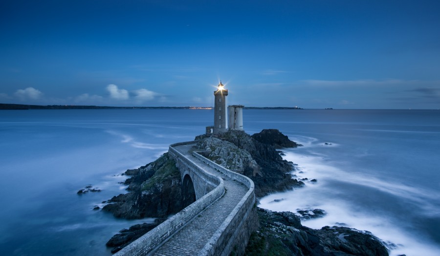 Plouzane, France, Europe, Night, coast, architecture, nobody, landscape, coast, lighthouse, light, road, concept, guide, hd wallpaper, 4k wallpaper