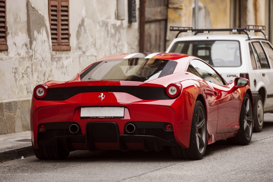 auto, car, truck, red, ferrari, power, luxury, Italian, athletic,