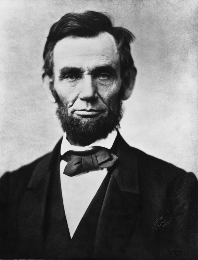 united states, president, abraham lincoln, usa, white and black, portrait, founding father, personality, beard, 1800s,