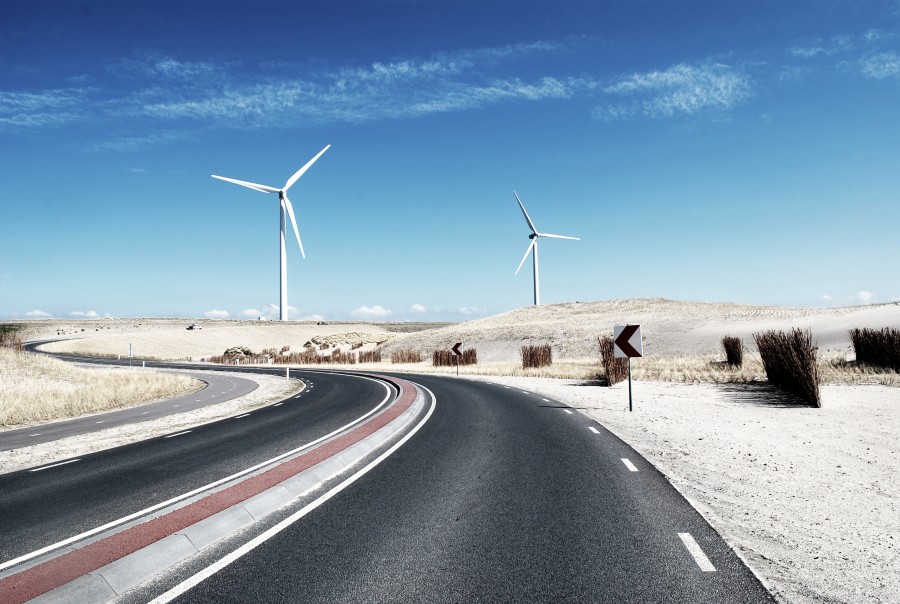 technology, windmill, wind energy, eolico turbine, route, road, desert, windmills,