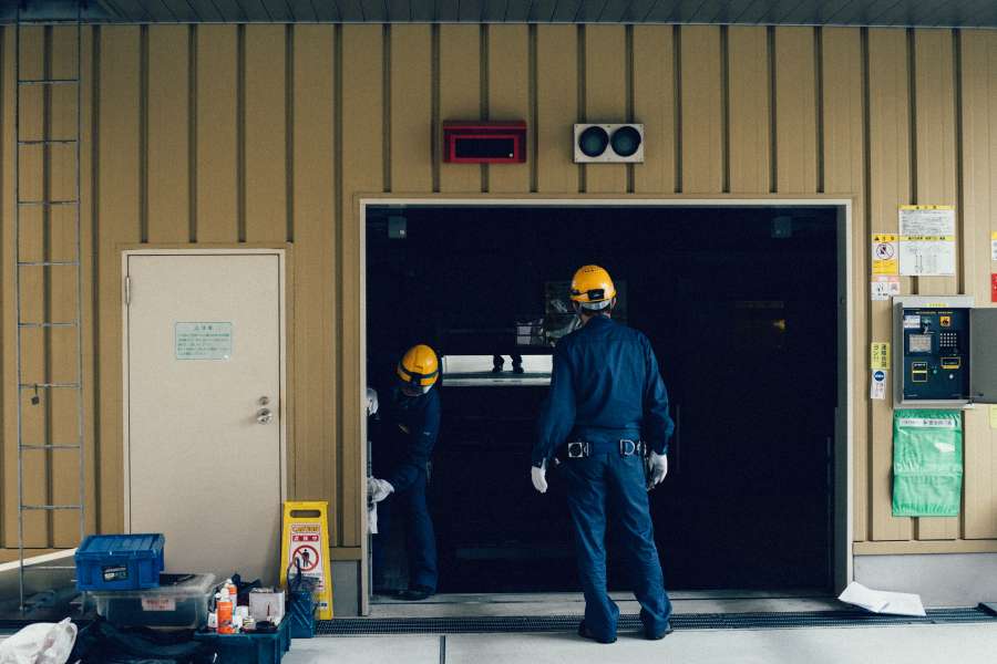 man, work, safety, male, electrician, worker, job, industry, blue, wall, caucasian, repairing, garage, indoors, occupation