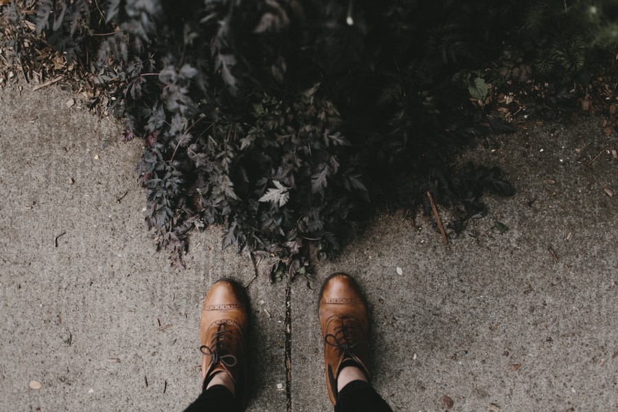 
one person, people, man, modern, shoe, shoes, urban, sidewalk
  concept,