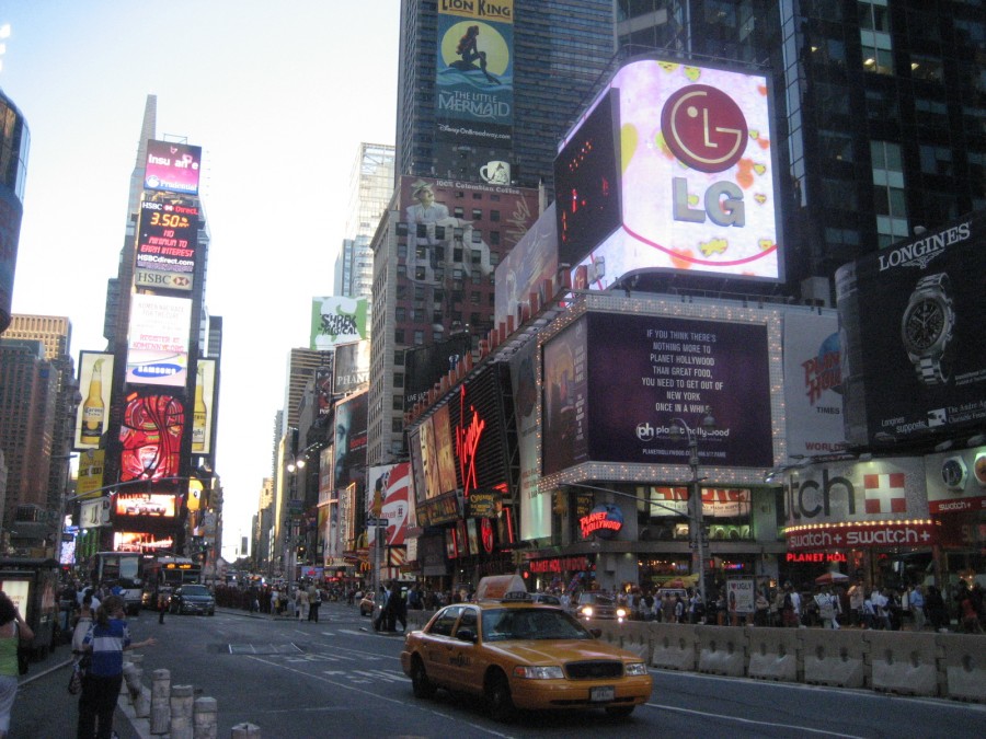 Times Square, New York, Usa, United States, America, Cityscape, City, Light, Luminous, Taxi, Avenue, tourist, tourism,