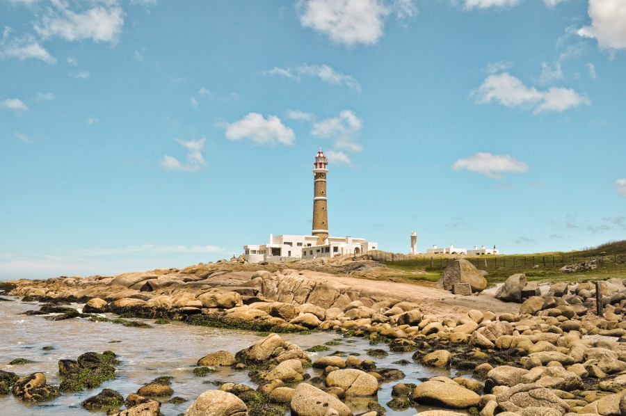 lighthouse, landscape, tourism, travel, Cabo Polonio, Rocha, Uruguay, beach, sea