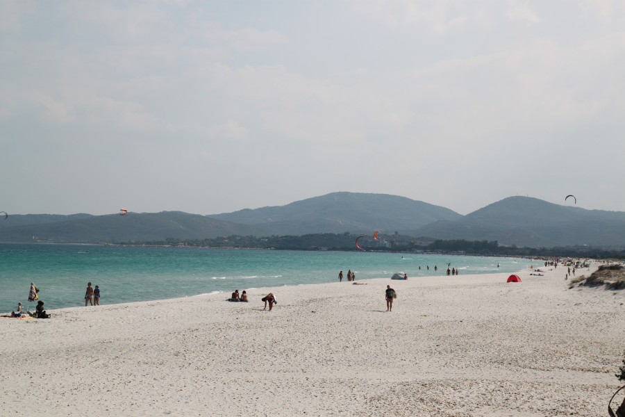 beach, italy, europe, coast, summer, people, landscape, Sardinia, Mediterranean,