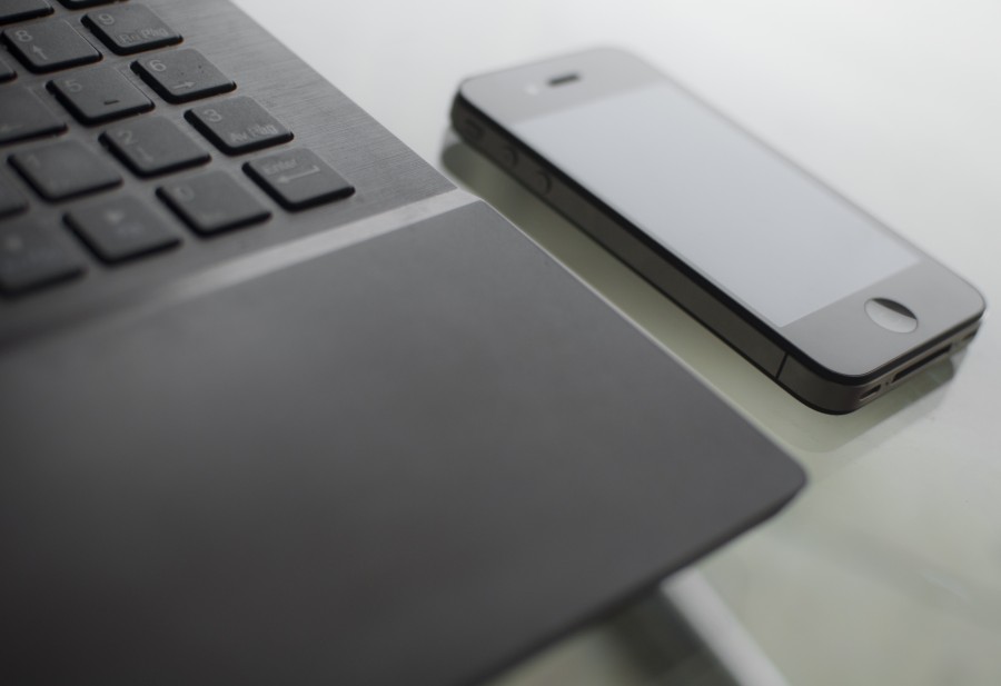 organizer, notebook, notes, office, desk, workspace, workplace, iphone, apple, mobile, phone, keyboard, pencil, minimalist, minimal, business, tech, technology, smartphone, black, computer