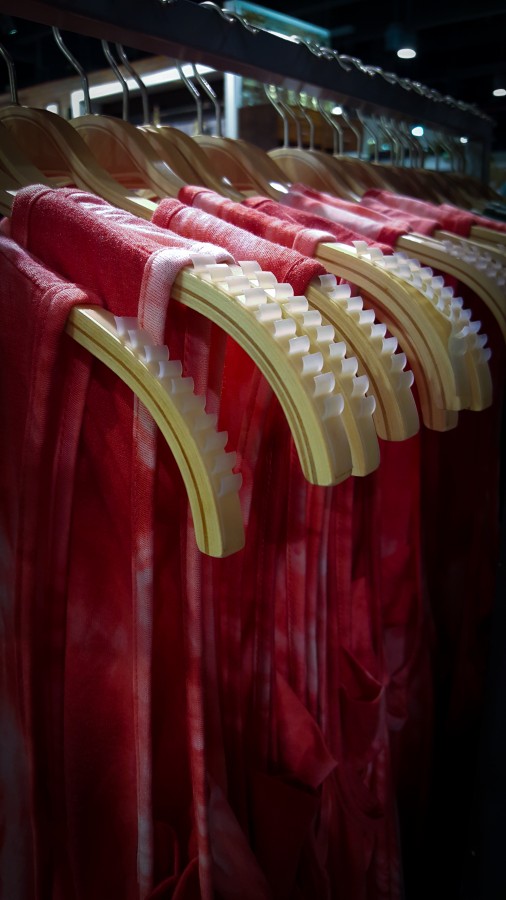 Clothing, Hanging, Shopping, Retail,Dress, Multi Colored, Close-Up, Textile, Sunlight, Small Business, Variation, Election, No People, Outdoors, Color, Day, For Sale, Horizontal, Market Stall, Clothing, fashion, boutique, bar, hangers, election, hanger, female, Clothing, costume, clothing, garment, trousseau, clothing, attire, shirt 

