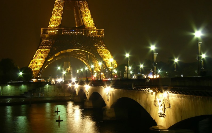 Eiffel Tower, Paris, illuminated, day, europe, avenue, monument, river Seine, France,  hd wallpaper, 4k wallpaper