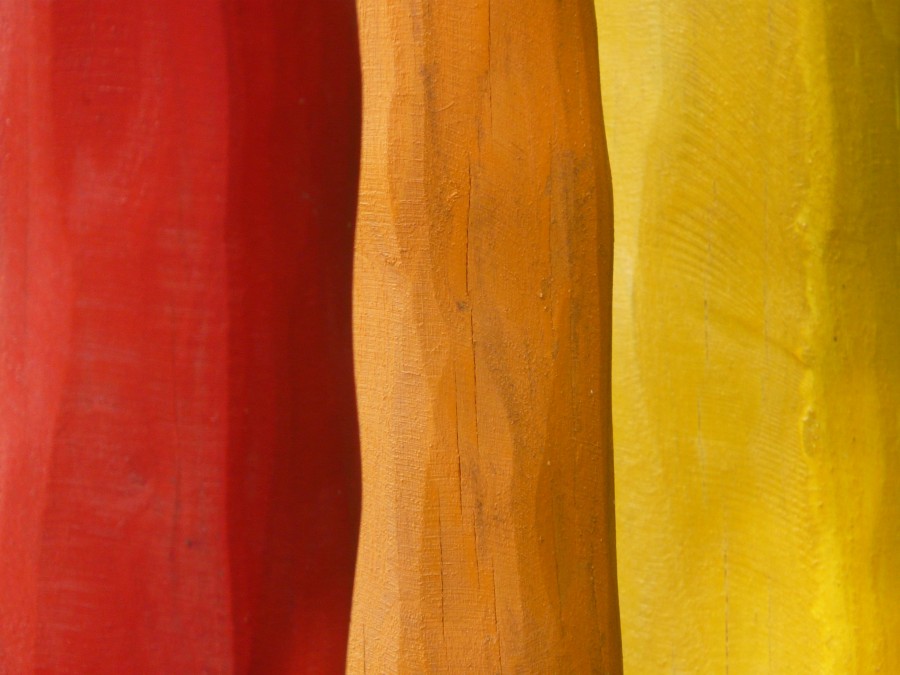 wood, painted, bars, color, red, orange, yellow, paint, color, art, artwork, background, texture, color, warm,